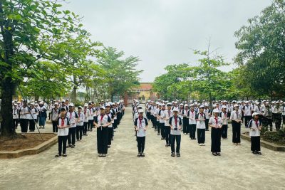 SÔI NỔI NGÀY HỘI ĐỒNG DIỄN VÕ NHẠC VOVINAM TẠI TRƯỜNG THCS HẢI TÂY